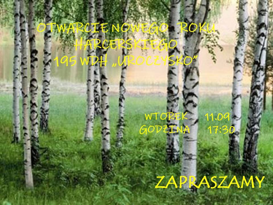 Rozpoczęcie roku harcerskiego